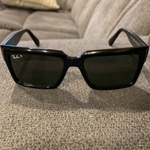 Ray-Ban Inverness Polished Black Frame Unisex Sunglasses - RB2191 901/58